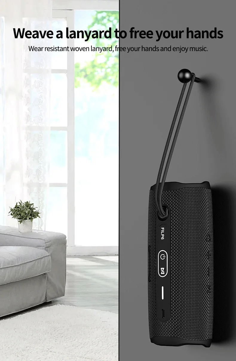 Kozh Flip 6 Eric Ye Outdoor Waterproof Portable Subwoofer Wireless Flip 6 Speaker 1to1 With Tf Usb Fm Aux Flip6