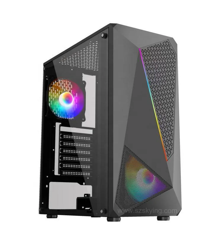 Desktop Host 3.0usb Supports 6 Rgb Fans Pc Tower Chassis Computer Chassis Atx