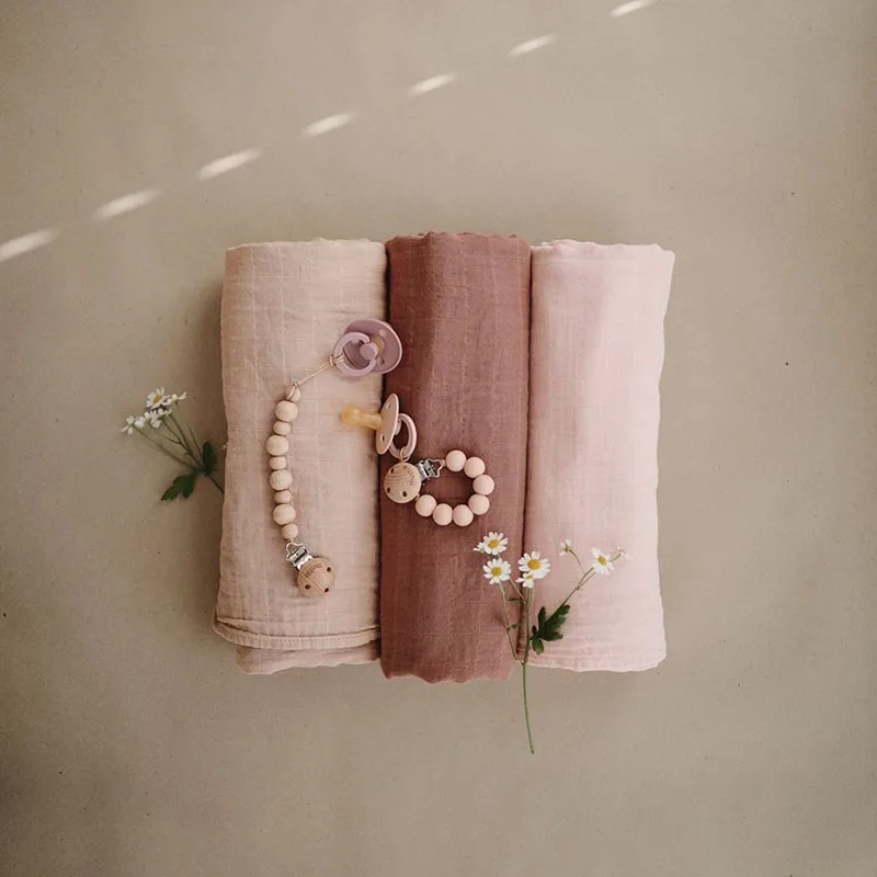 Однотонное покрывало из бамбука