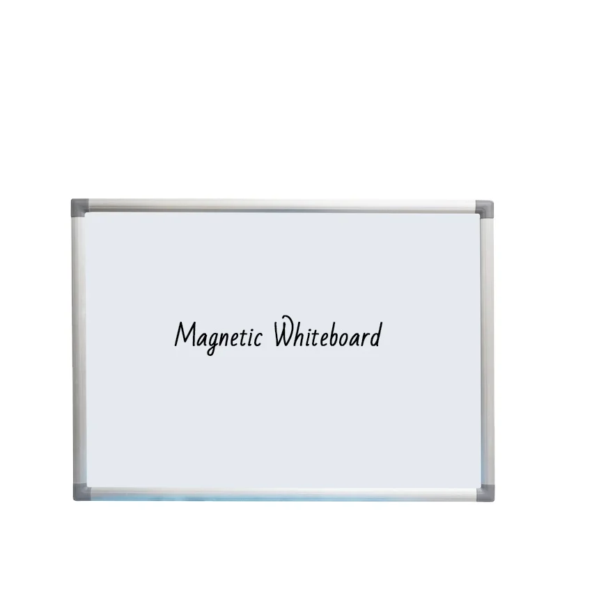 Office Hanging Wall Standard Whiteboard Smooth Writing Dry Erase Whiteboard With Aluminum Frame