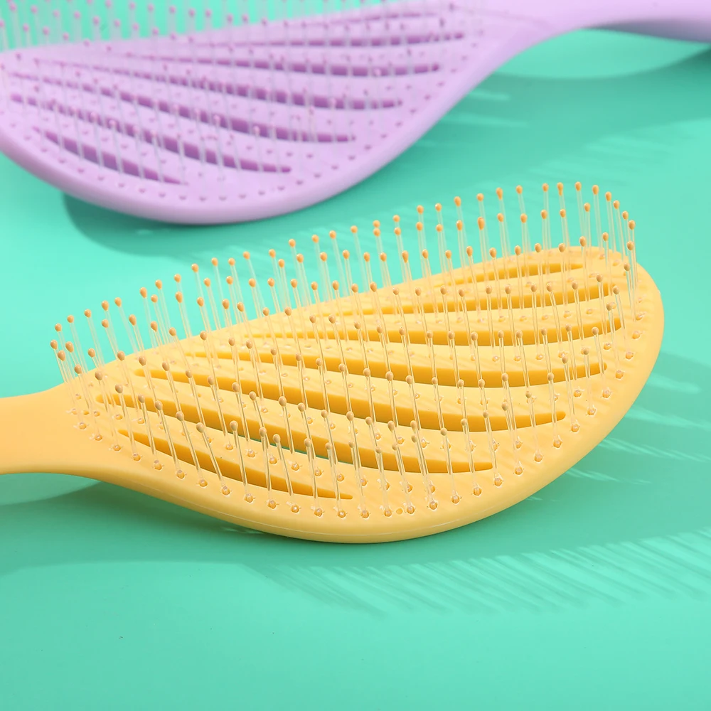 New product hollow massage hair fluffy styling comb light round nodding massage smooth hair comb