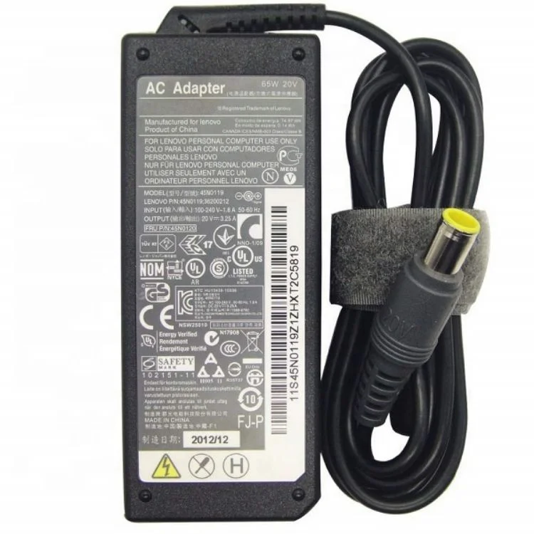 20V 3.25A 65W laptop power adapter for Lenovo ThinkPad Z60t T61 92P1153 adapter 7.9*5.5 with pin