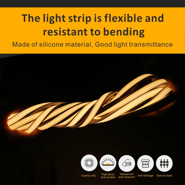 .Aglare China factory 5m 24v cob lighting cob led strip light for decoration