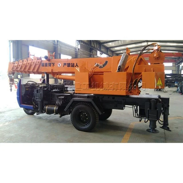 380V motor drive agricultural crane 28HP Small truck lift 32HP Cargo crane Cantilever folding hoist Shifeng brand