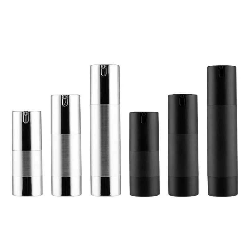 Factory Direct Empty 15ml 30ml 50ml Cosmetic Packaging Luxury Plastic Acrylic Vacuum Clear Airless Pump Bottle