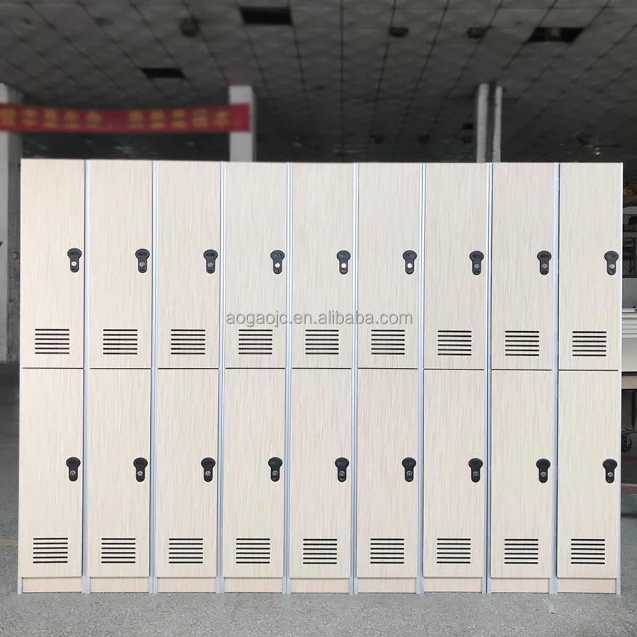 American High School Storage Lockers Waterproof Compact Grade Laminate Locker