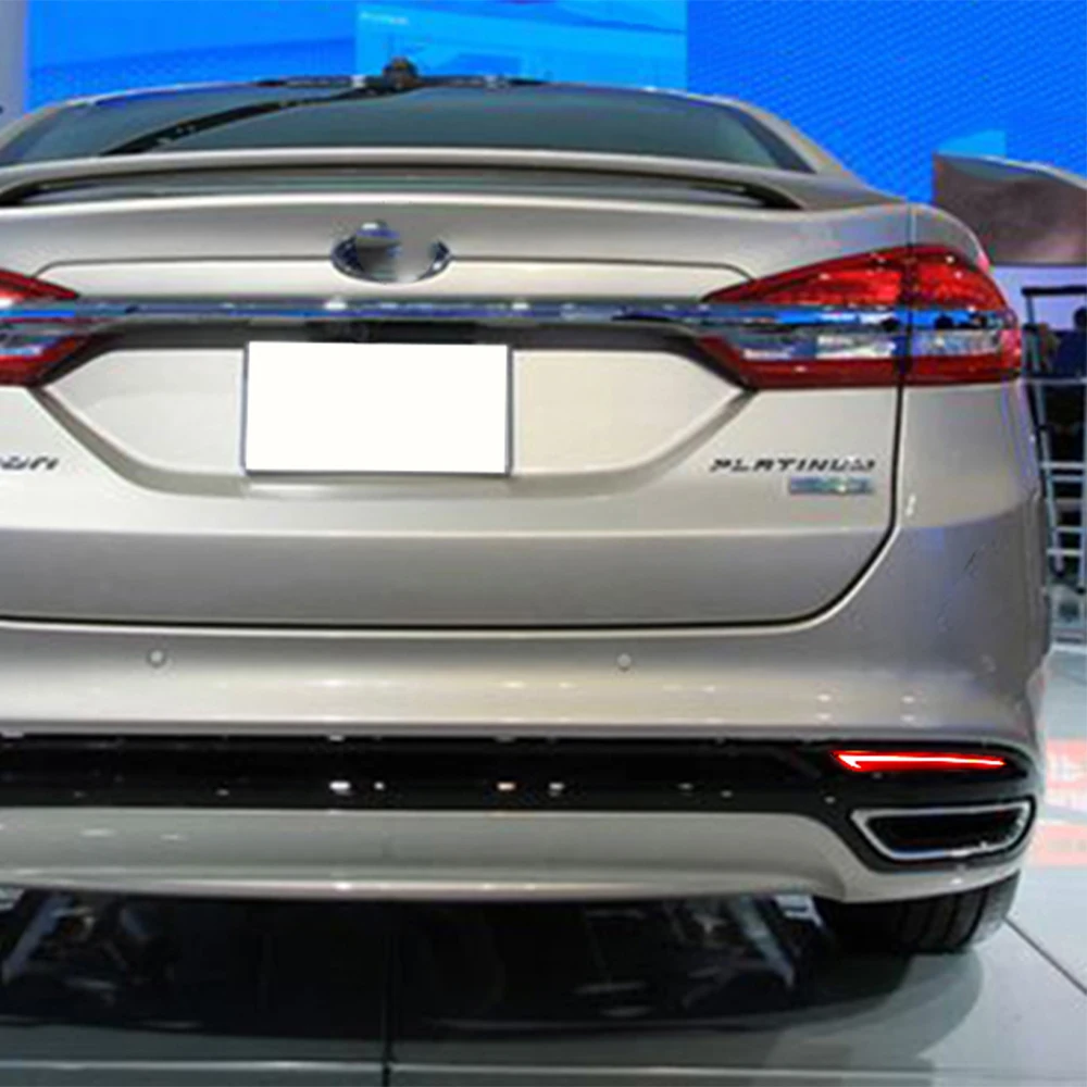  Отражатель для Ford Mondeo Fusion 2013 2014 2015 2016 2017 2018 светодиодный бампер задний противотуманный фонарь стоп-сигнал сигнал