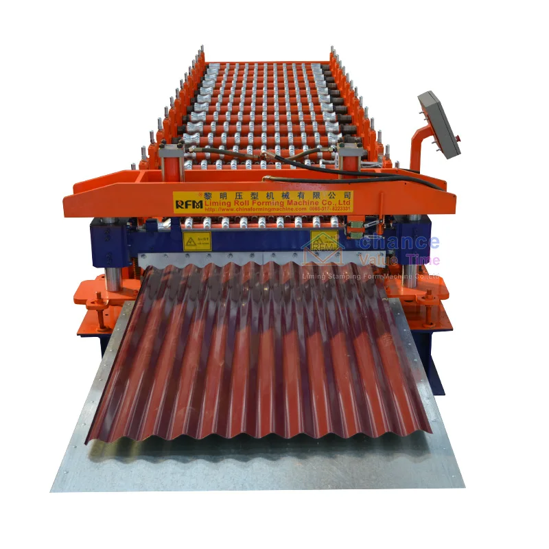 LIMING New design galvanized metal corrugated roll forming machines