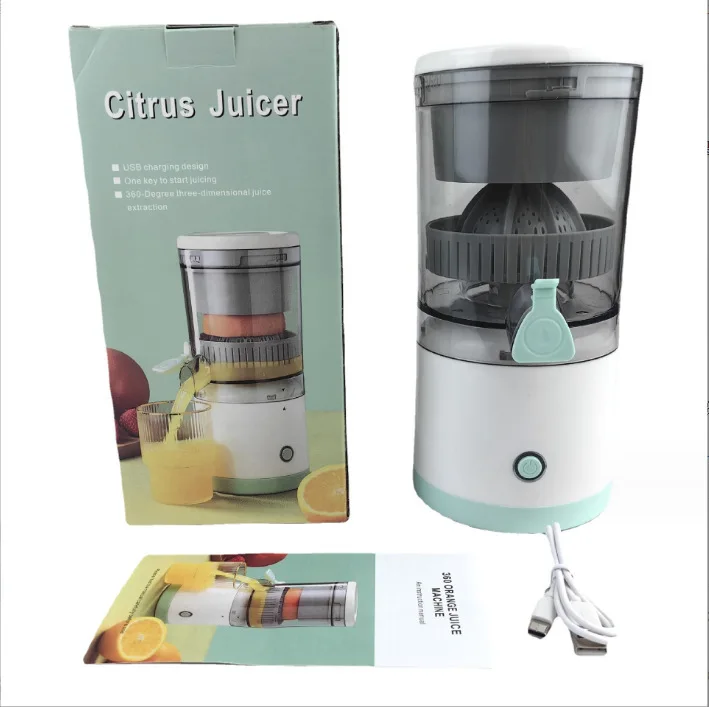 Citrus Juicer Machines Rechargeable Portable Juicer with USB and Blender for Orange, Lemon, Grapefruit Fruit extractor machine