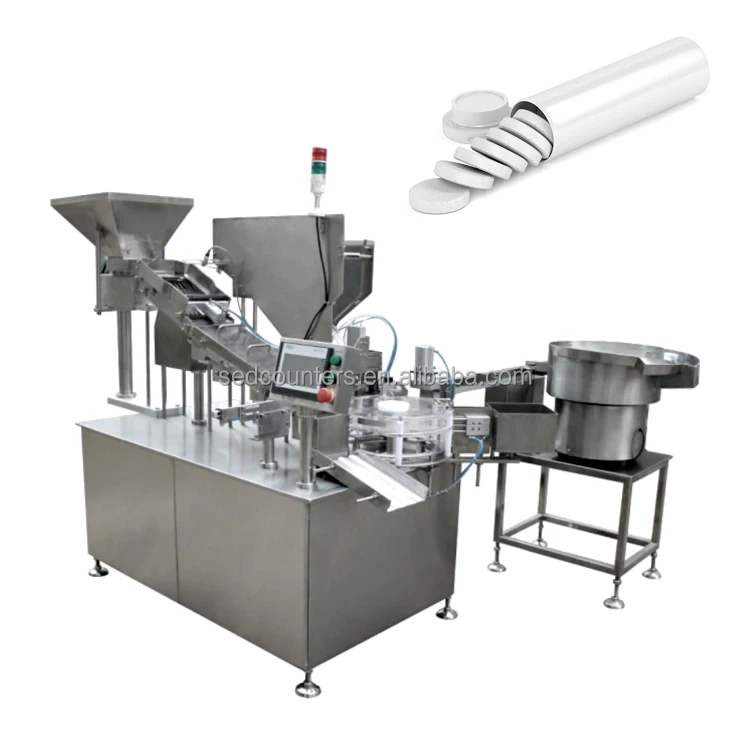 Automatic Effervescent Tablet Tube Filling Packing Machine Factory Direct
