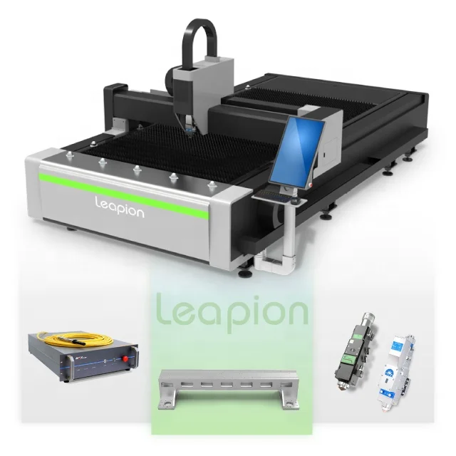 Fiber laser metal cutting machine Leapion LF-3015  price 1500w 1000W MAX/IPG laser power for sale