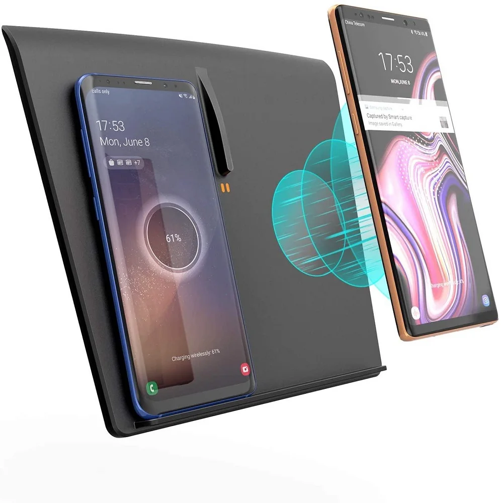 Fast Charging Center Console Pad for Tesla Model 3 Qi Wireless Phone Charger Car Battery Mat