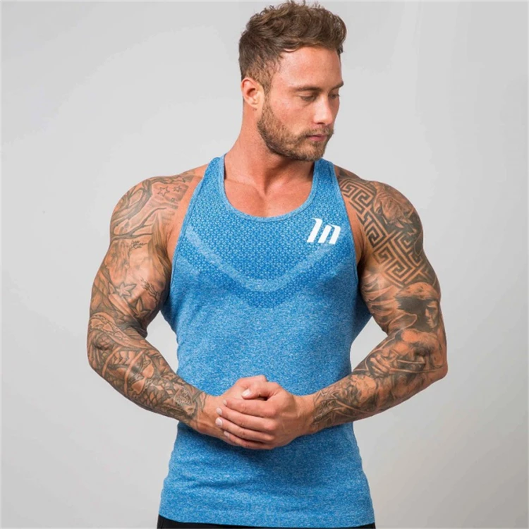 Summer Joggerwholewholesale Custom Sports Muscle Bodybuilding Dry Fit Plain Tank Tops Gym Running Singlets Stringer Fitness Mens