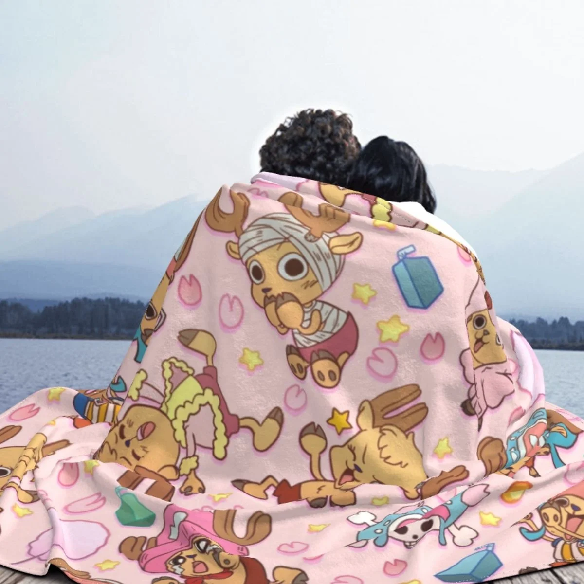 TONY TONY Chopper! Blanket Flannel Spring Autumn Anime Multifunction Super Warm Throw Blanket for Bed Outdoor Bedspreads