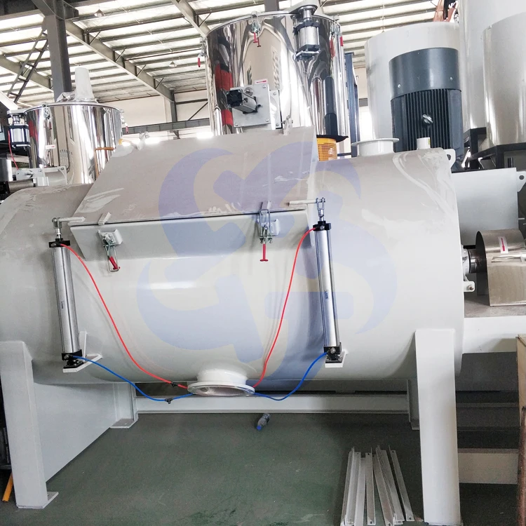 
cheap horizontal mixer machine for plastic 