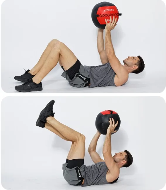 Ready to ship gym exercise power training power bag Wall ball weight ball