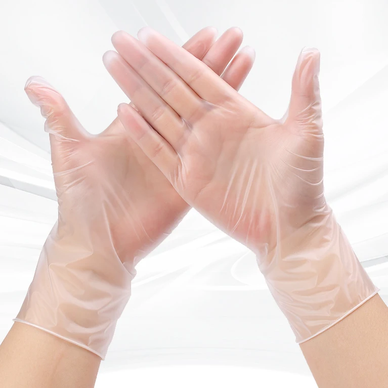 Disposable Vinyl Gloves Non Latex Food Grade Vinyl Working PVC Gloves