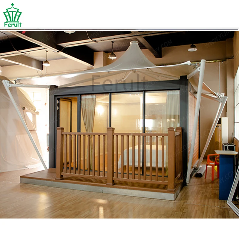 Low Price Beach Resort PVDF Tensile Fabric Structures Camping Tent Glamping Resort Hotel Tents