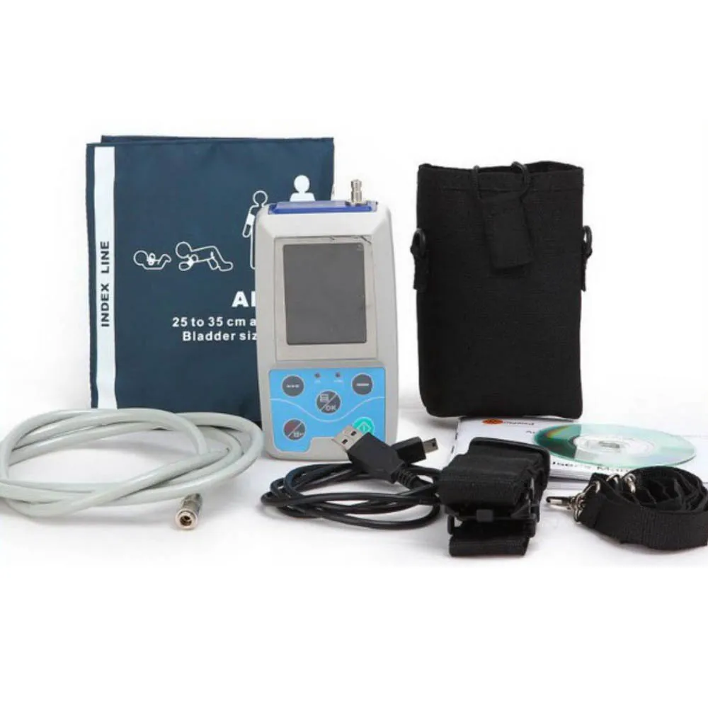 Contec touch screen vital signs ambulatory blood pressure patient monitor
