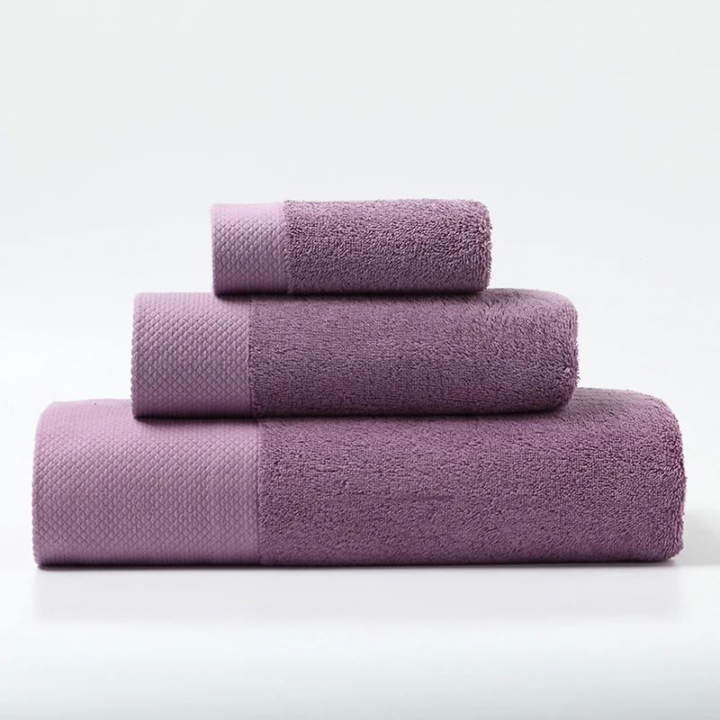 Factory wholesale face hand bath wash towel with satin board for hotel home used