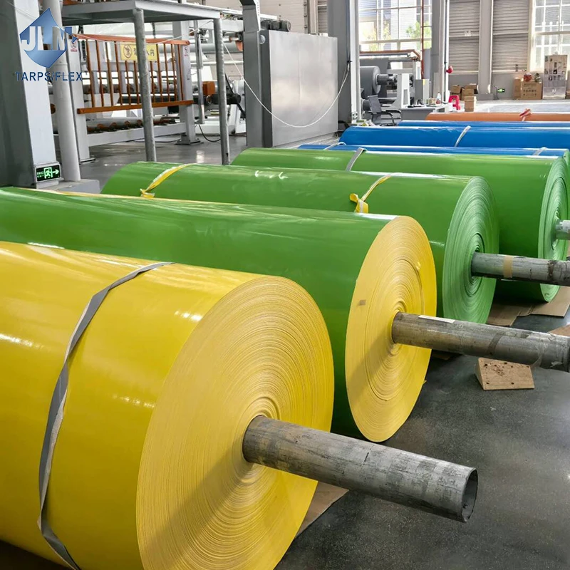 Premium Waterproof Truck Cover PVC Tarpaulin Roll 650g 750g 850g 900g 1050g Durable 100% Waterproof PVC Tarpaulin Roll