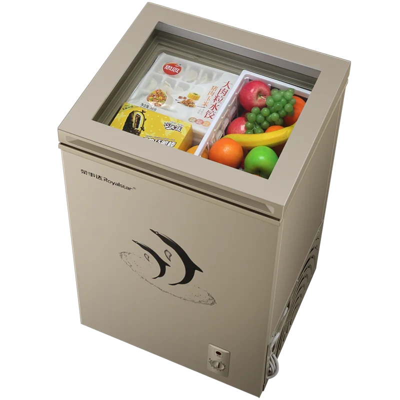 100L Customized High quality single door freezer horizontal household commercial freezer