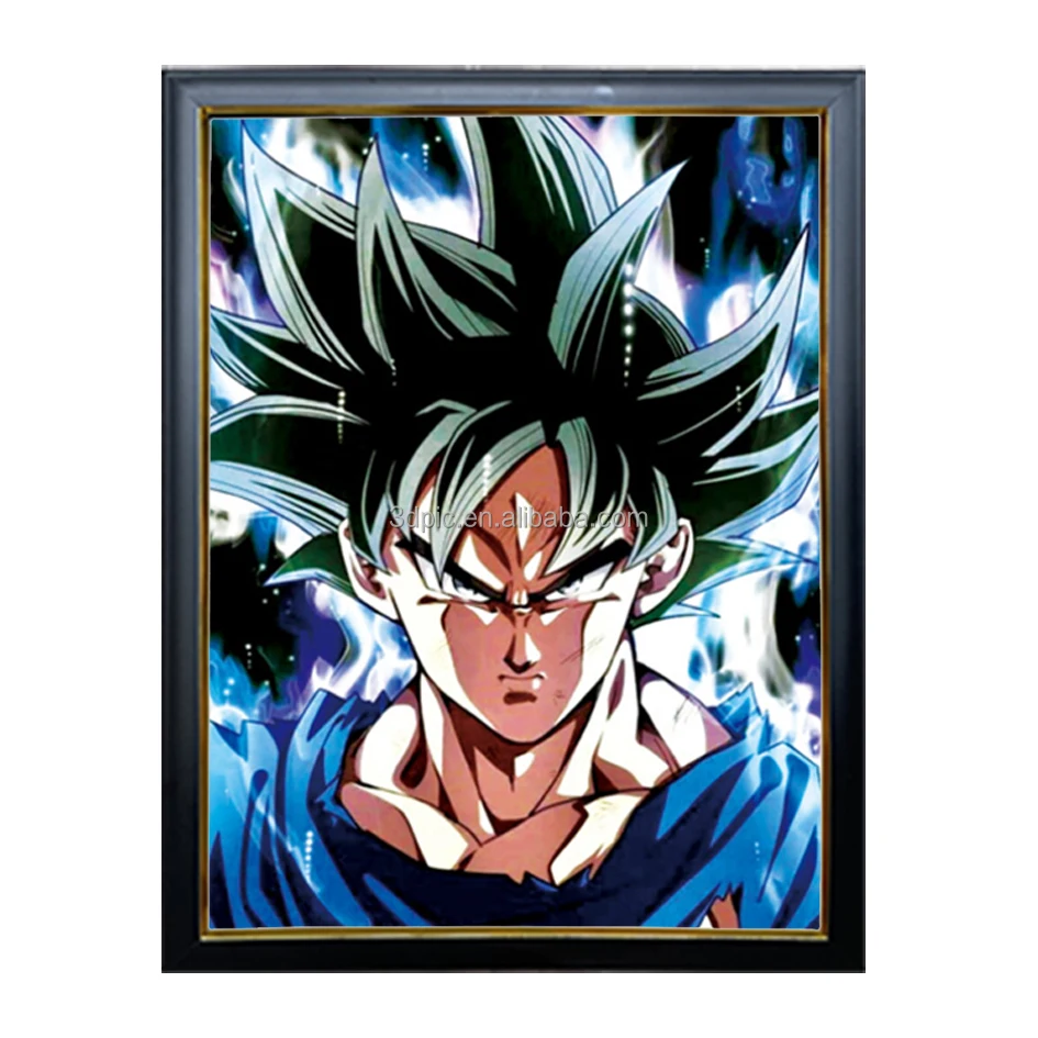 Anime Pictures Changing Flips Anime Poster Lenticular Anime Motion 3D Posters for Wall Decoration