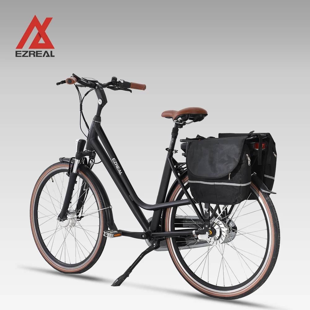 EZREAL 700C step through electric city bike vintage e ebike with Shimano NEXUS 7 speed