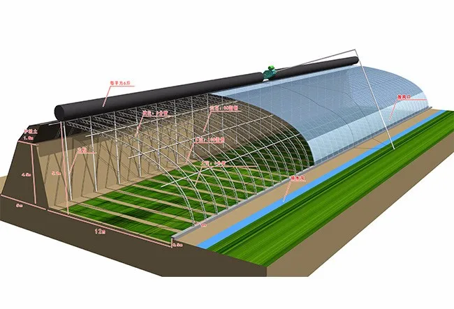 low cost solar agricultural hydroponic greenhouse
