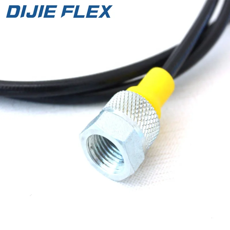 DN3 micro bore test hos black flexible air small diameter high pressure nylon hose Ultra High Pressure Test Hose