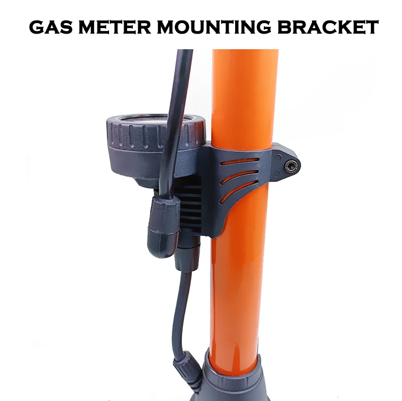 Portable High-Pressure Bicycle Ground Pump, Hand Pump Made Of Durable Aluminum-Steel Bicycle Accessories With Valves