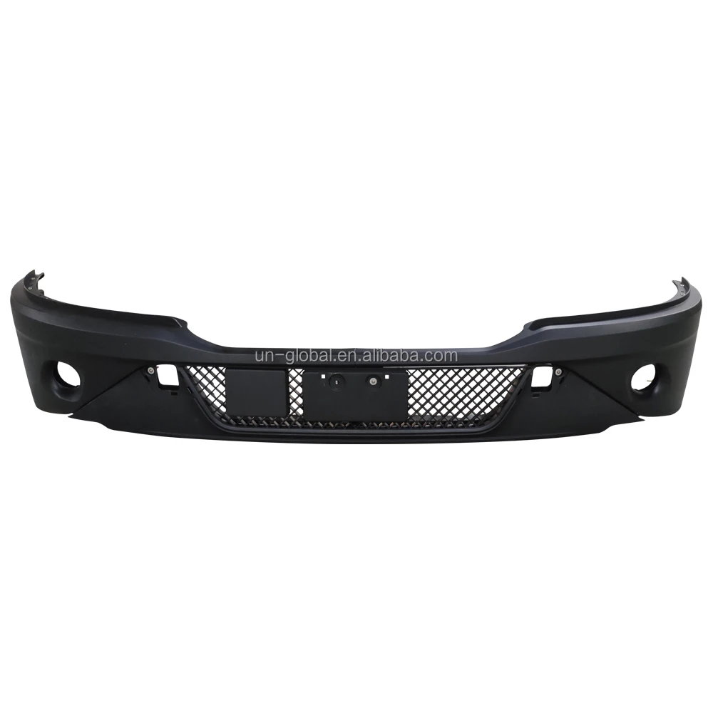 Black painted bumper assy for Kenworth T680 NEXT GEN, with fog lamp hole