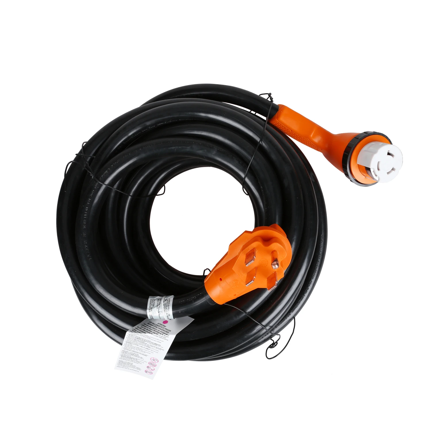 RV50-50GH STW 50ft 50Amp электрический шнур питания RV Удлинительный шнур для рукоятки закрученный замок с легким штекером 6/3 + 8/1