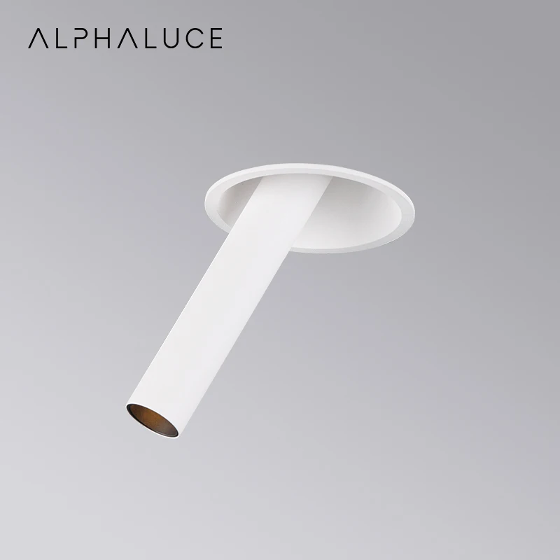 Commercial Recessed Anti Glare Spot Frame Long Tube Adjust Ceiling 7W Led Downlight Spot Light