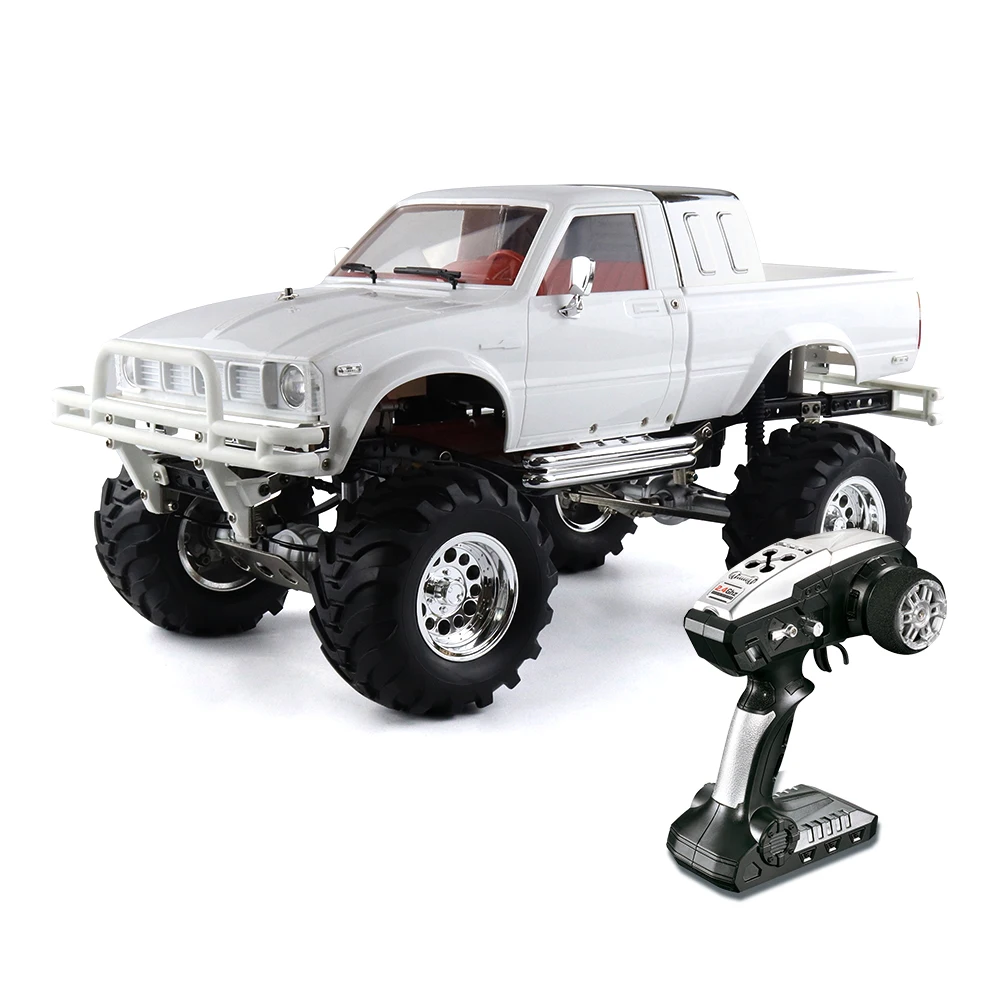New Toys 2021 Kids HG-P407-White-3 1:10 Scale 2.4G Electric Remote Control 4WD Climbing Crawler RC Car