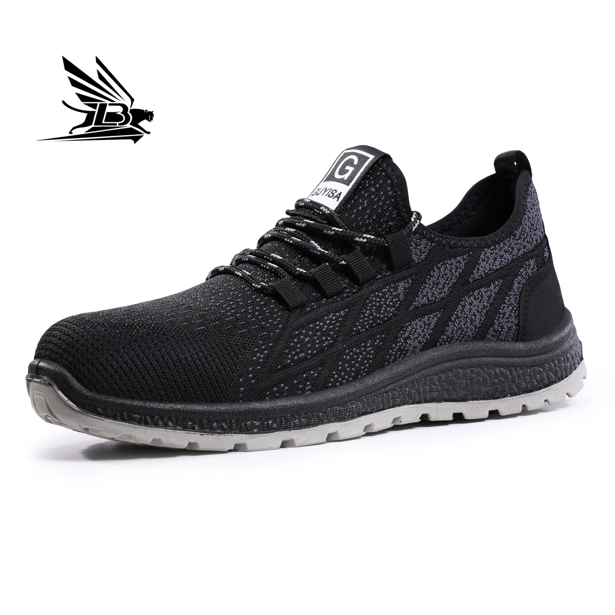 Fashion Steel plate midsole working protection safety shoes European standard steel toe safety shoes