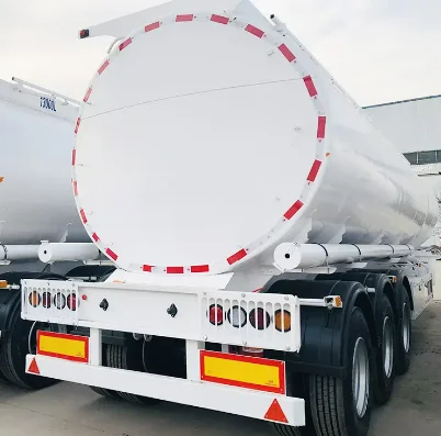 JINMA 3 Axle 42000l Diesel Oil Tanker Trailer Carbon Steel Fuel Tanker Semi Trailer For Guyana