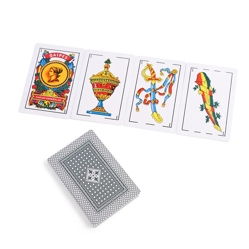 Spain Cartas de poquer Poker Cards High Quality PVC and  Paper Playing Cards