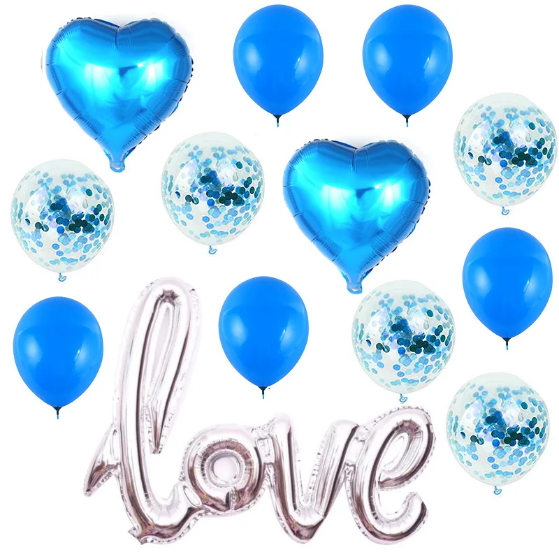 
Wholesale 12 inch metallic foil balloons for valentines day 