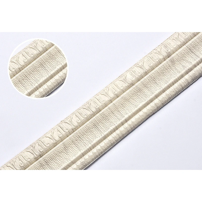 Contemporary Style Luxury Outdoor White Acrylic Self-Adhesive Skirting Board With Cable truck