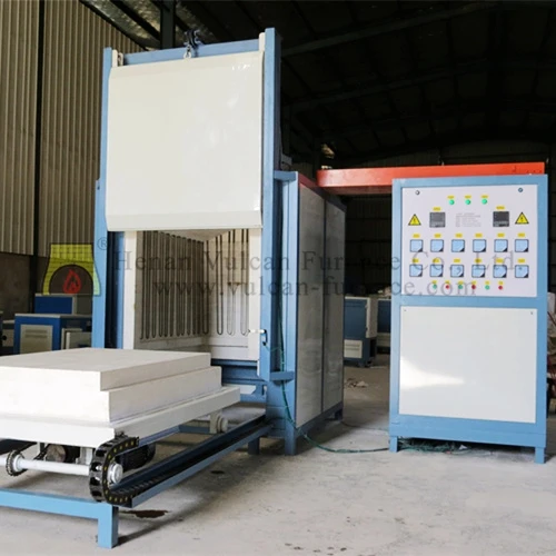 Wholesale OEM ODM Customized Multipurpose Industrial One Body Double Material Plate Car Type Trolley Furnace