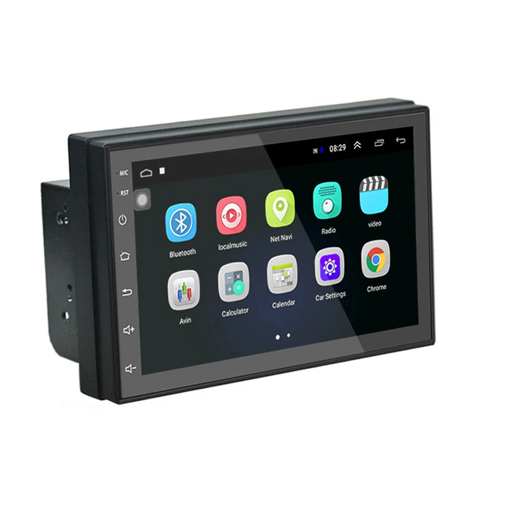 Универсальная Автомагнитола с сенсорным экраном 7 дюймов 2 din GPS 1 + 16G Android автомобильный радиоплеер