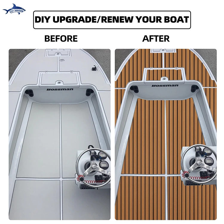 Marine supplier eva foam synthesis teak  deck boat floor mats for yacht flooring decking sheet boat carpet boat eva flooring