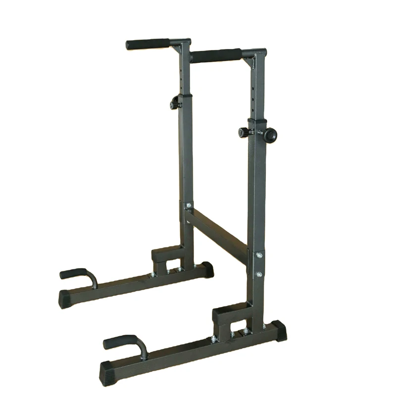 IUNNDS Dip Stand Station Heavy Duty Adjustable Height Body Equipment for Home Gym for Tricep Dips Pull Up