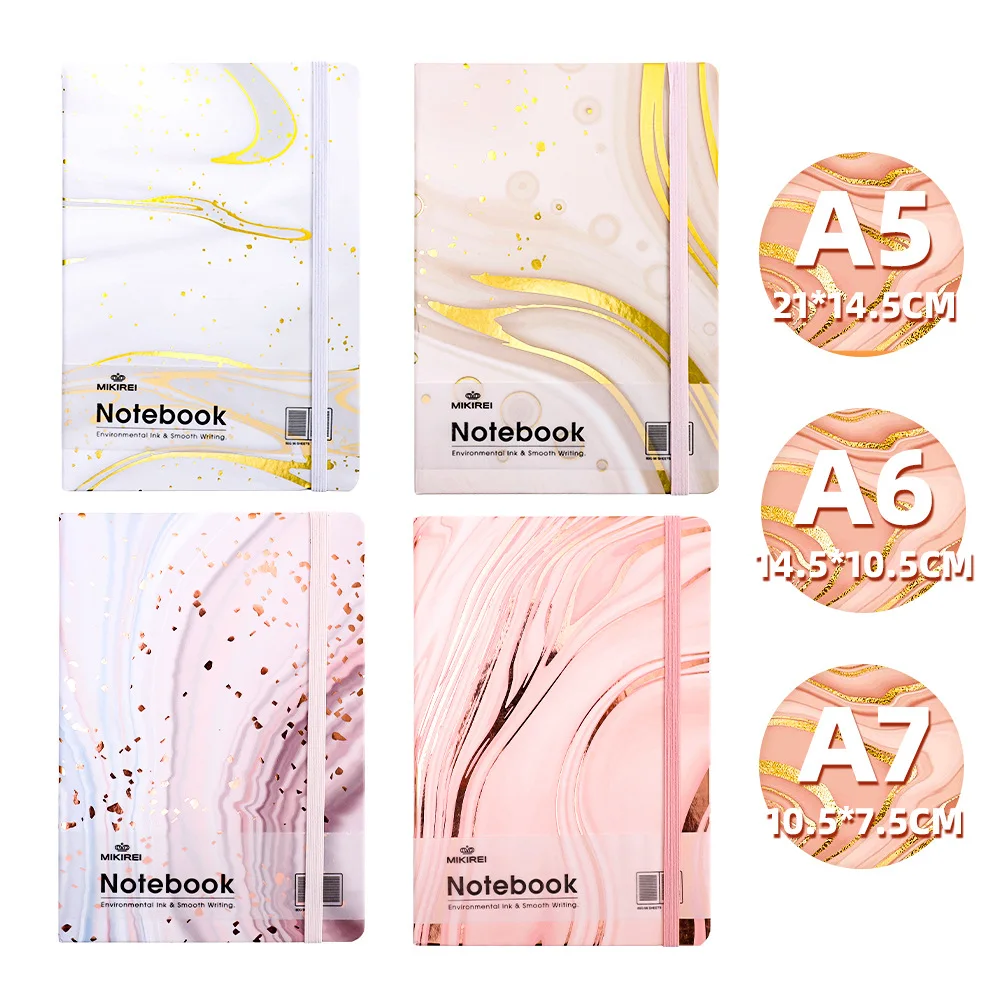 Simple Elastic Band Hard Faced Notebook A5 Student Notebook Business Office Notebook