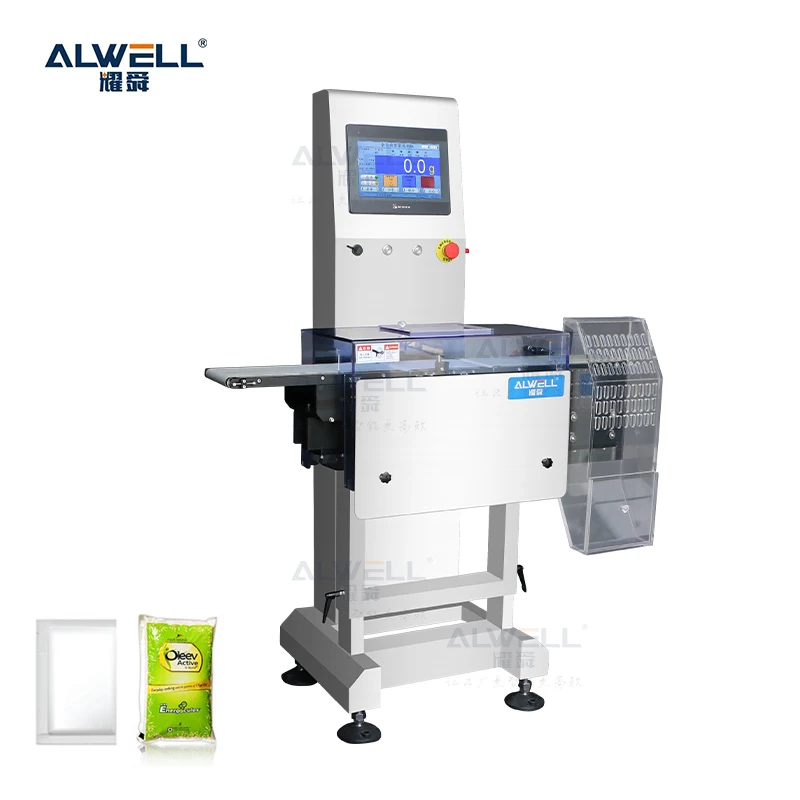 Automatic capsule checkweigher price digital weighing scales high accuracy food chicken check weigher weight checking machine