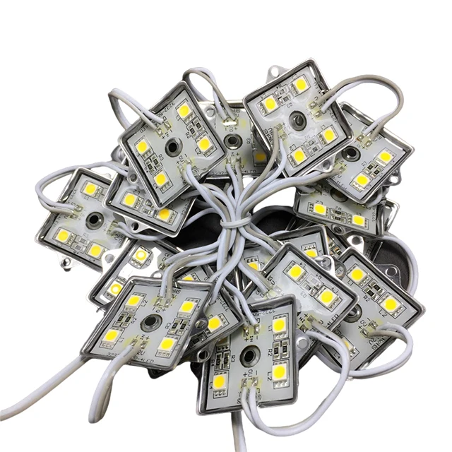 LED Module 4 Leds Waterproof Module DC12V Red ,Yellow, Green ,white, LED sign,shop banner,brighter Backlight