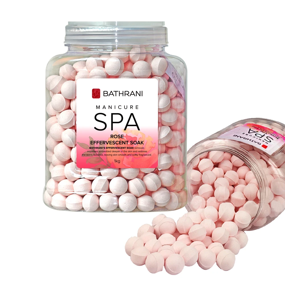 Wholesale Fizzy Bath Bomb Natural Ball Bomb Rose Fragrance Mini Bath Bomb For Hand Care