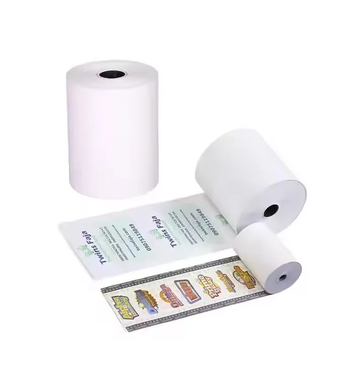 Thermal Paper Roll 80x70mm Thermal Paper 80x40 mm Cash Register Paper With Logo Custom Printed Rolling ATM Machine POS