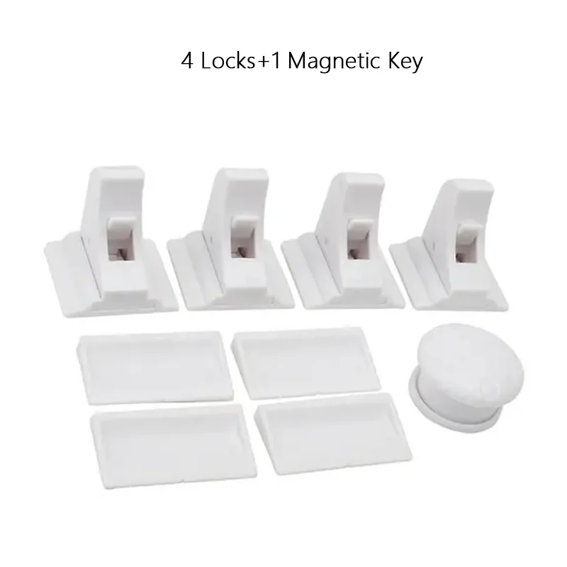 OEM Baby Safety Lock Drawer Latch Cabinet Door Lock safety baby magnetic cabinet locks with Key